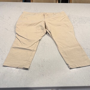 Old Navy Tan Pixie Pants Secret Slim Pockets Plus Size 24